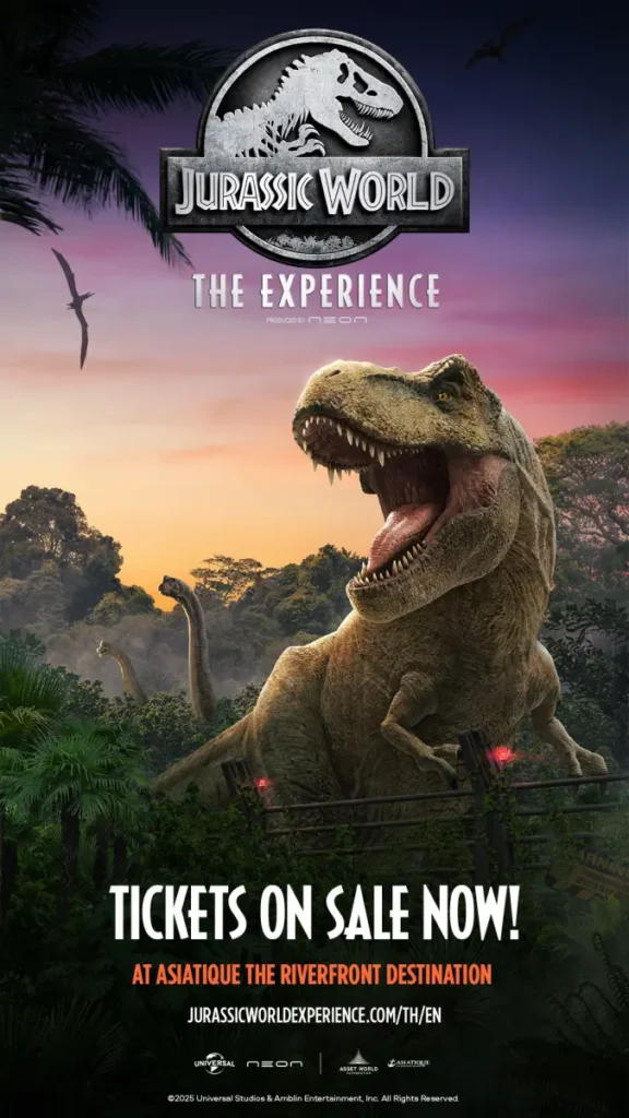 Jurassic World: The Experience at ASIATIQUA Bangkok