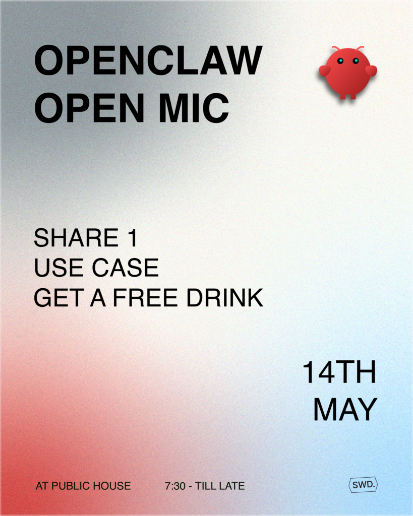OpenClaw Open Mic at Public House